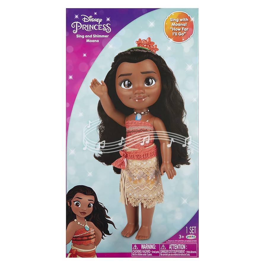Amazon.com: Disney Princess Moana Doll Sing & Shimmer